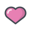 pink heart icon